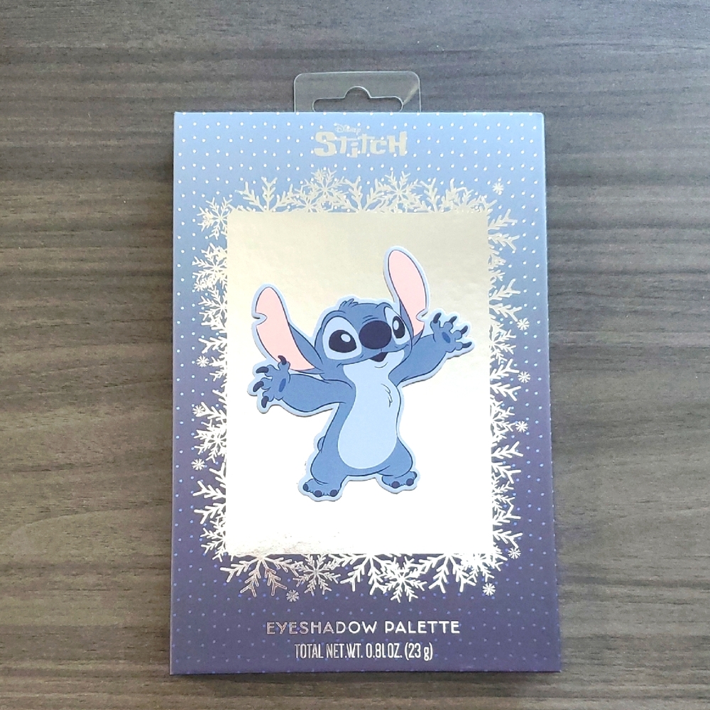 Disney Stitch Eyeshadow Palette with Blue and Purple Hues